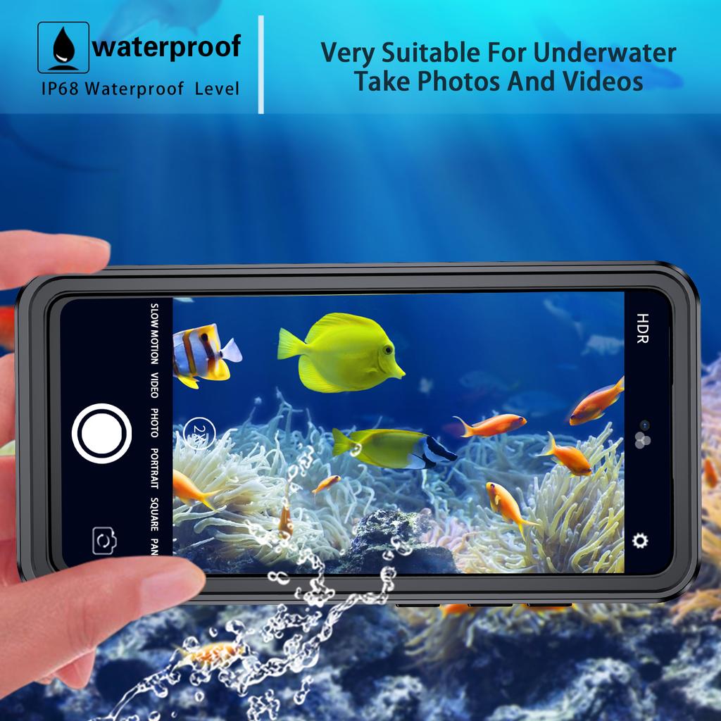 REDPEPPER For Samsung Galaxy A52s 5G/A52 5G/A52 4G Case IP68 Waterproof PC+TPU Phone Cover