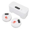 Electric Toilet Sensor Flush Kit with 2 Sensors 1800mAh Push Type Flush Automatic Touchless External Sensor Toilet Flusher Kit