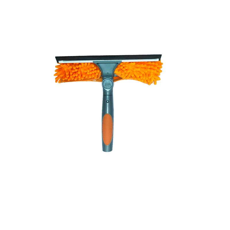 Dual-Sided High-Rise Window Cleaning Squeegee: Efficient Glass Cleaner for Easy Two-in-One Use