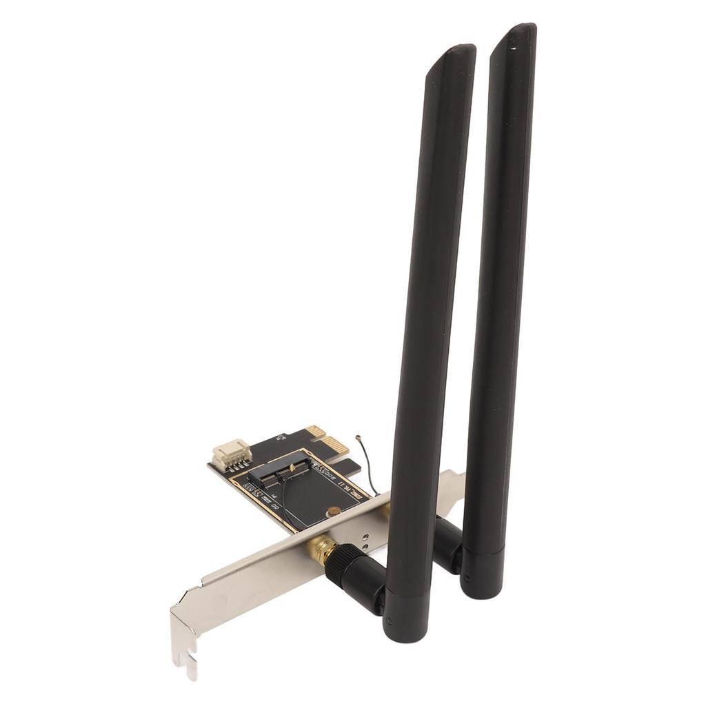 M.2 To PCIe Expansion Card Dual Antenna Stable Widely Compatible M.2 To PCIe Adapter for Computer