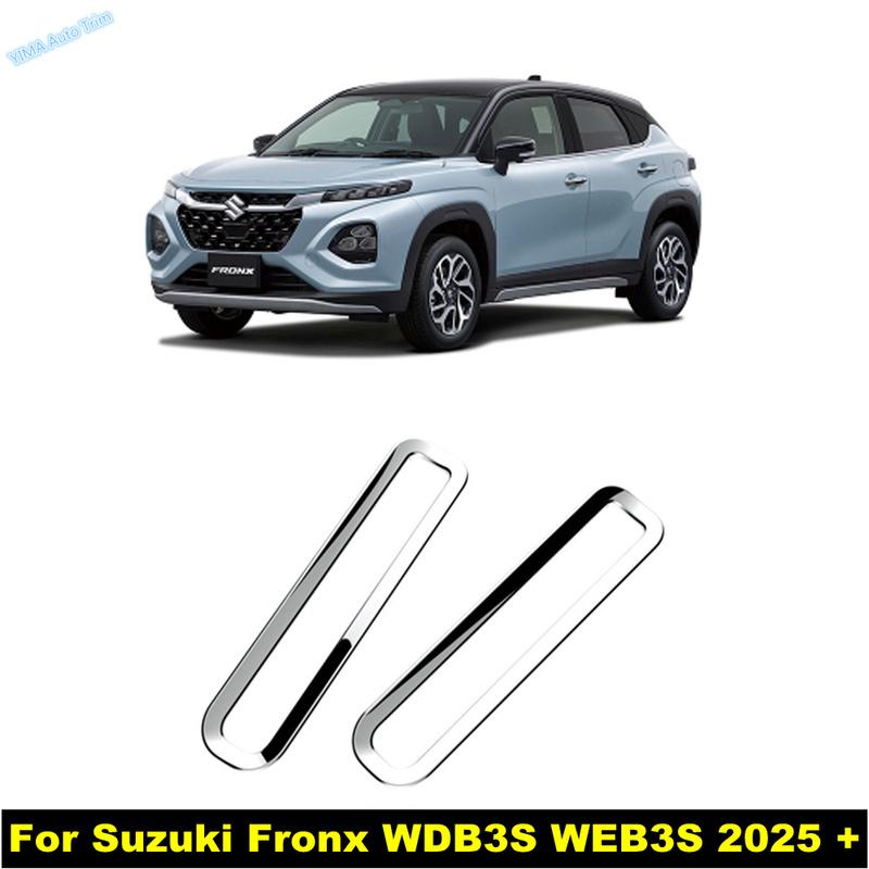 ABS Chrome Decoration Stickers Accessories Rear Fog Lights Lamp Cover Trims Fit For Suzuki Fronx WDB3S WEB3S 2025 2026