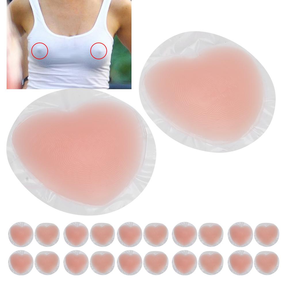 10 Pairs Silicone Nipple Cover Soft Breast Sticker Strapless Breast Paste SelfAdhesive Nude Bra