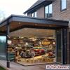 1 Set of 2D Flat Photography Booth Props, Classic Car Scene Backdrop Cloth, Party Activities and Home Decoration