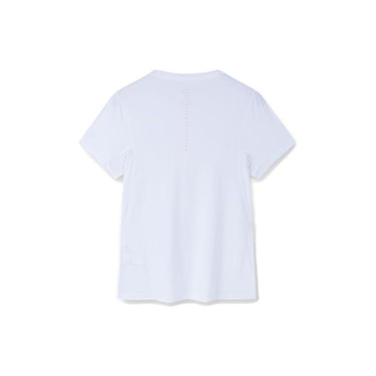 Anta Comprehensive Training Series Logo Letter Pullover Short Sleeve T-Shirt Women Tops Pure-White 162327158-3