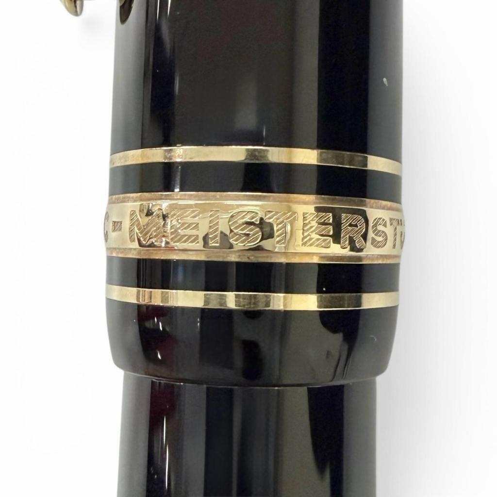 Excellent MONTBLANC fountain pen Meisterstück 146 black 14K mens Used