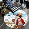 One Piece,Round Area Rug,Carpet Rug for Living Room Bedroom Sofa Playroom Decor,Non-slip Floor Mat