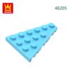 Non-Toxic 50Pcs/Lot 48205 4X6 Wedge Right Plate Building Blocks Moc Classic Accessories Compatible With Brick Toys Children Gift Box