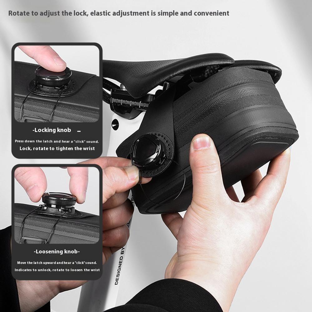 

ESLNF 07CI0013 Bike Saddle Bag Waterproof Under Seat Pack Cycling Storage Bag