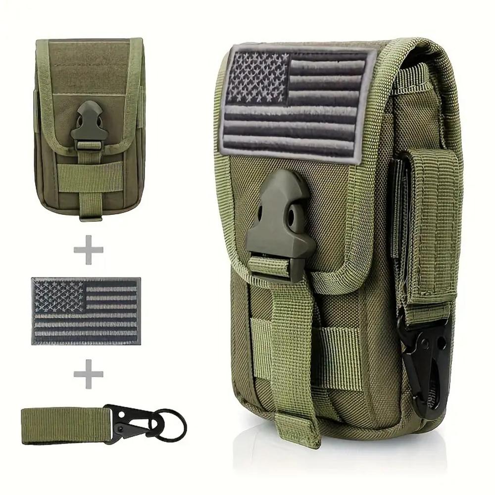 Pochette de téléphone Molle, Sac Holster pour Smartphone EDC Utility Verrouillage pour téléphone portable Organisateur porte-cartes Convient pour étui de ceinture
