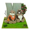 Sankei Studio Ghibli Mini Pom Poko Shokichi and Okiyo Non-scale Papercraft MP07-28