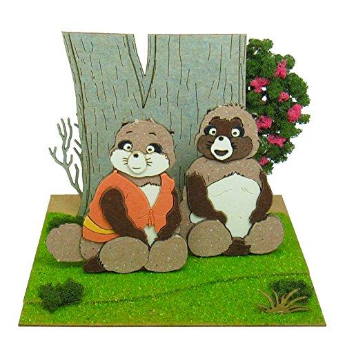 

Sankei Studio Ghibli mini Pom Poko Shokichi and Okiyo Non-scale Papercraft MP07-28