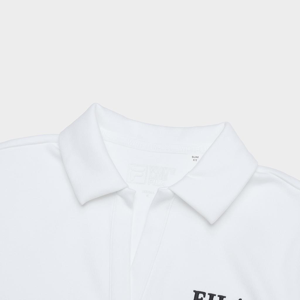 New FILA Polo Shirt Women's Standard White F51W429102F-WT