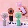 New Portable Outdoor Mini Handheld Fan Gift Spray Fan Humidification Ice Coating Handheld Fan, No Battery Include