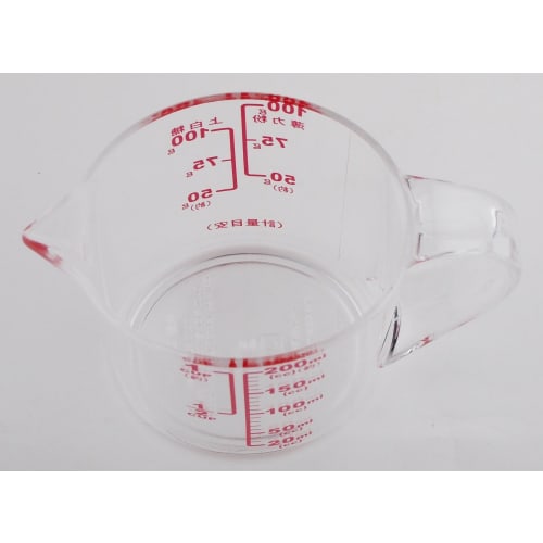 Pearl Metal ENJOY KITCHEN Large Graduations Heat-Resistant Measuring Cup, 200ml, C-4741