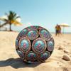 Underwater Coral Reef Scene Round Football Size 5 Adult Ball Suitable for Training Matches and Outdoor Team.