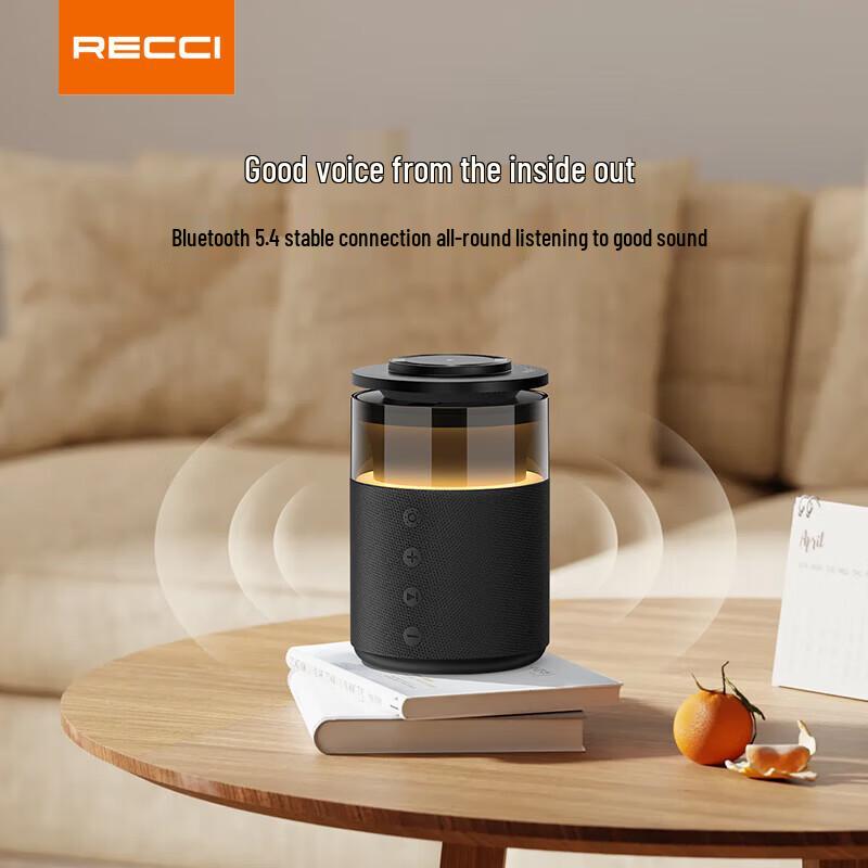 Recci RCW-51 5-in-1 Wireless Charging Bluetooth Speaker CN plug (adapter included)
