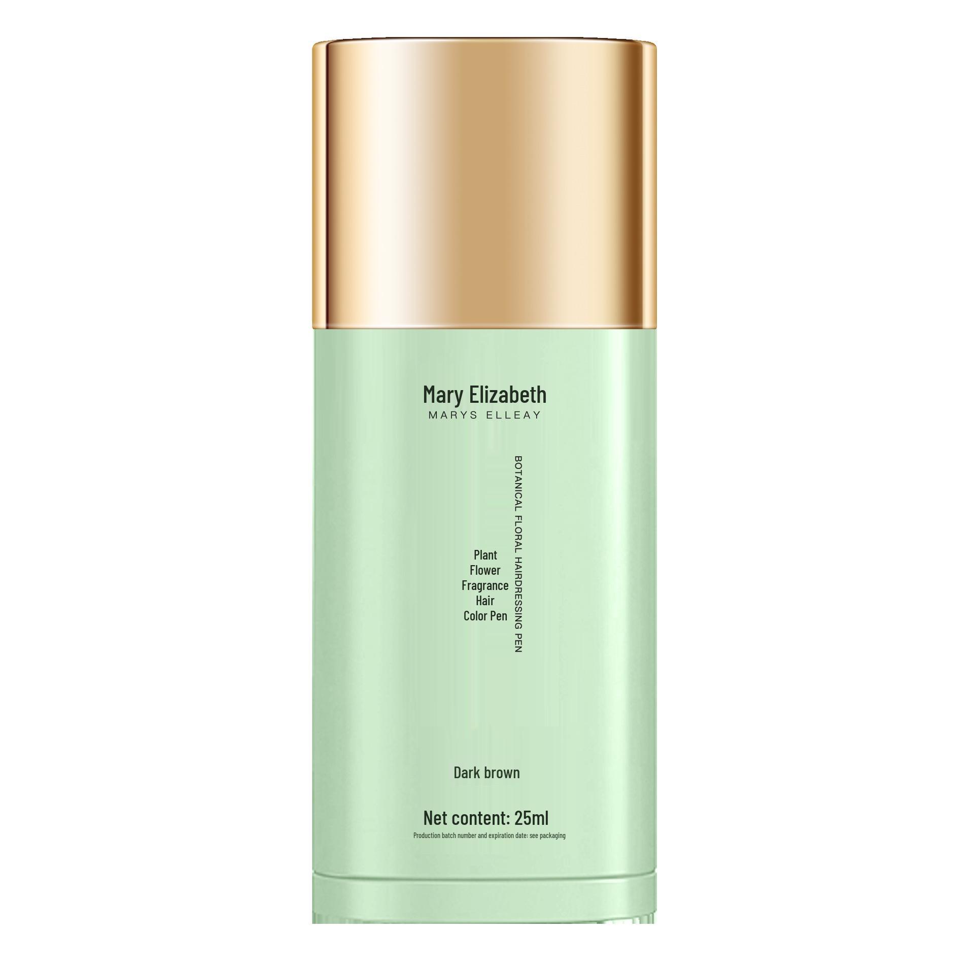 Краска для волос Mary Lily Plant в виде ручки-расчески - Безопасный для кожи головы закрашиватель седых волос для подкрашивания корней.