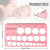 Silicone Breast Flange Ruler Smooth Flange Measurement Tool Soft Safe  Lightweight Perfect Gift Feeding Accessory