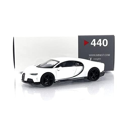 MINI GT 1/64 Scale Bugatti Chiron Super Sport White (Left-Hand Drive) Finished Product MGT00440-L
