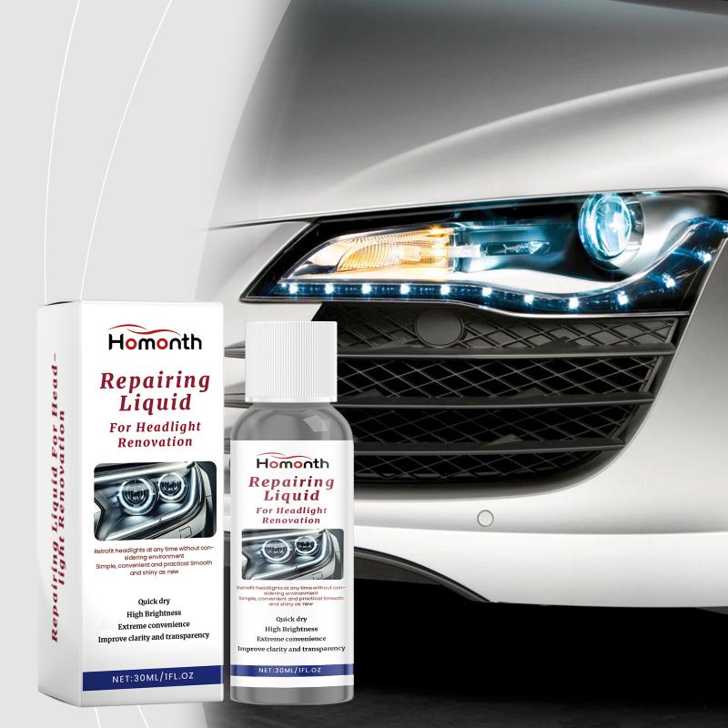 Automotive Headlight Polishing Fluid Restoration Kit Car Lens Long Lasting Protection for Truck Headlight Clarity