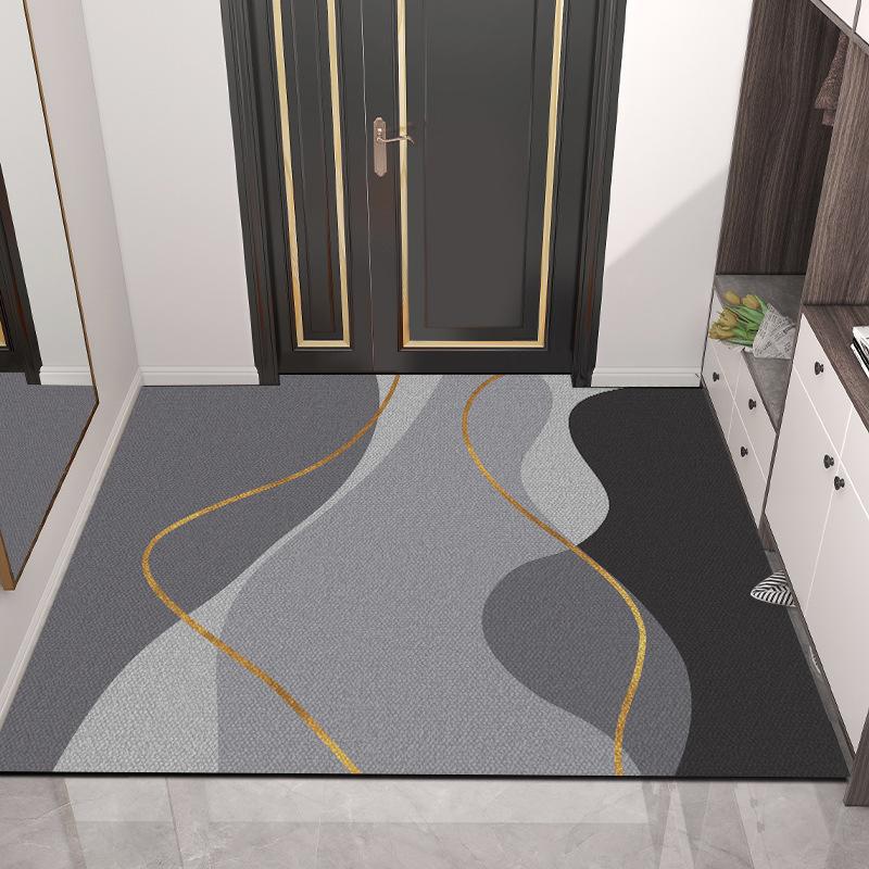 

Бытовой геометрический чистый ПВХ дверной коврик, протираемый, не стираемый, коврик для дивана и чайного столика 40*60cm