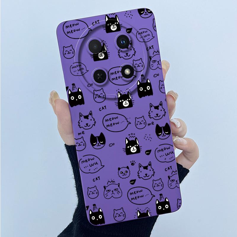 

Cartoon Case For Huawei Nova 12i 8i Honor 50 Lite Phone Case Shockproof Square Liquid Soft Silicone Protective Back Cover Bumper Nova 12i