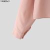 INCERUN Oversized Men Lapel Neck Buttons Up Casual Long Sleeve Crop Shirts