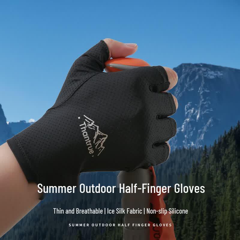 Men s Outdoor UV Protection Half-Finger Gloves 150/90 Men