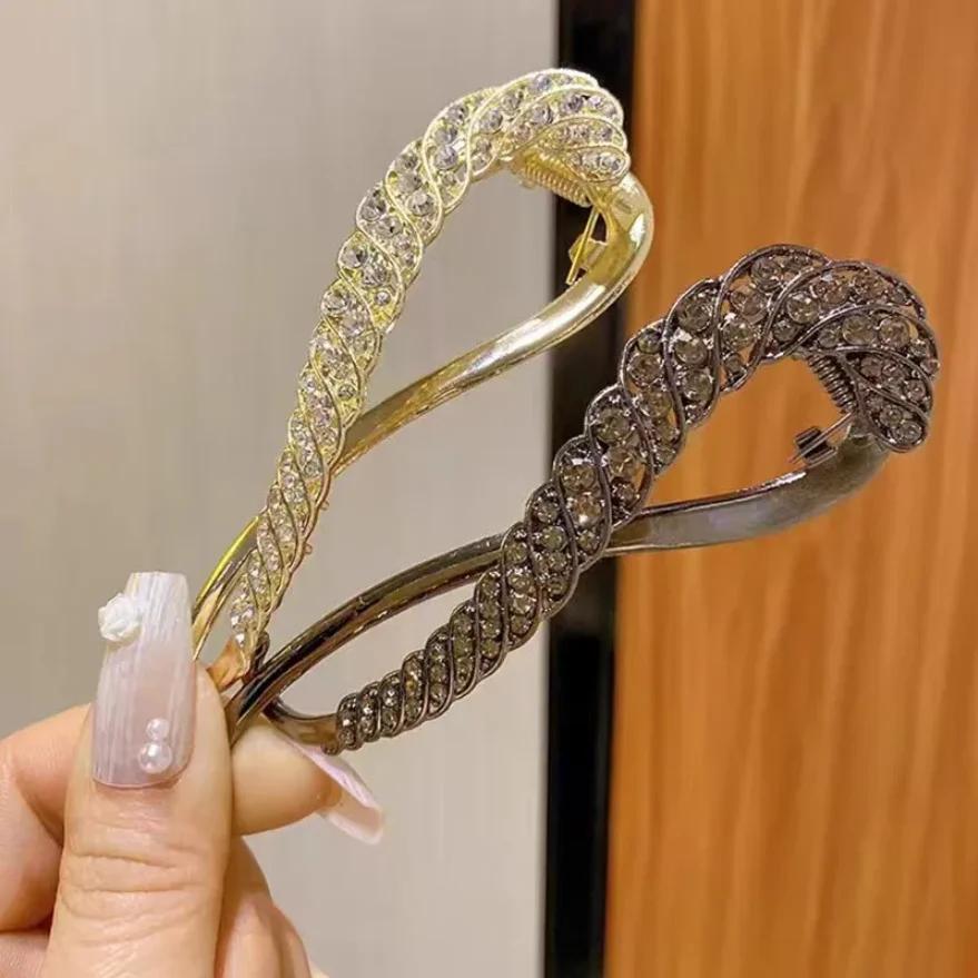 New Metal Hair Clasp Barrettes Irregular Women Hair Clip Pins Girl Claw Headdress Korean New Hairpins Gift Hair Accessories