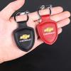 Luxury Leather Car Logo Keychain High Grade Keyring For Chevrolet Spark Captiva Cruze Malibu Equinox Trax Camaro Blazer Traverse