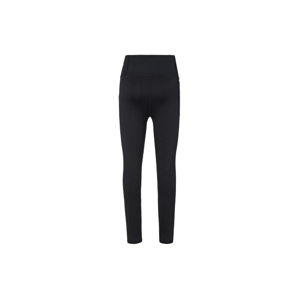 Under Armour Solid Logo Slim Fit Elastic Fitness Pants Women Bottoms Black 1369488-001