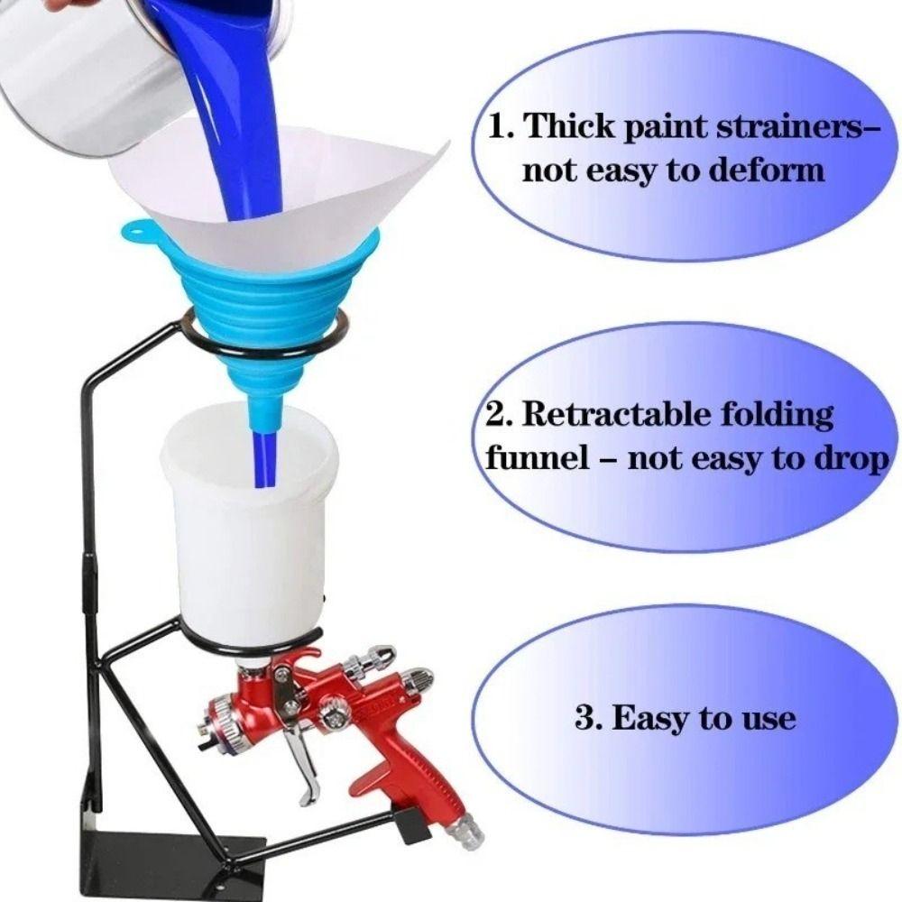 50/100Pcs Disposable Paper Funnel Mesh Paint Filter New Car Paint Spray Filter Funnel