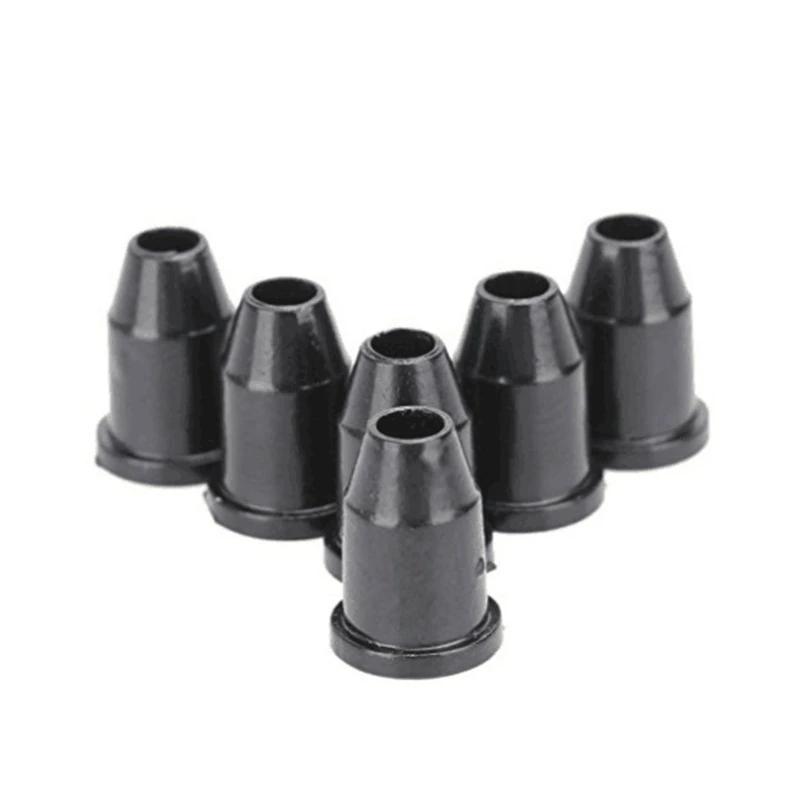 6Pcsset Guitar String Caps Mounting Buckle Through Body Ferrules Guitar String Ferrules Bushing For Electrical Guitars