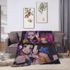 KPop Demon Hunters Korean Girls Plush Blanket Kids  Flannel Throw Blanket For Bedroom Super Soft Custom Quality Bedspread