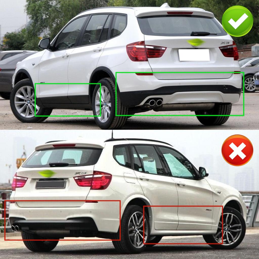 4PCS Car Mud Flaps Splash Guards Mudguards Car Mud Flaps Compatible with BMW X3 F25 2014 2015 2016 2017