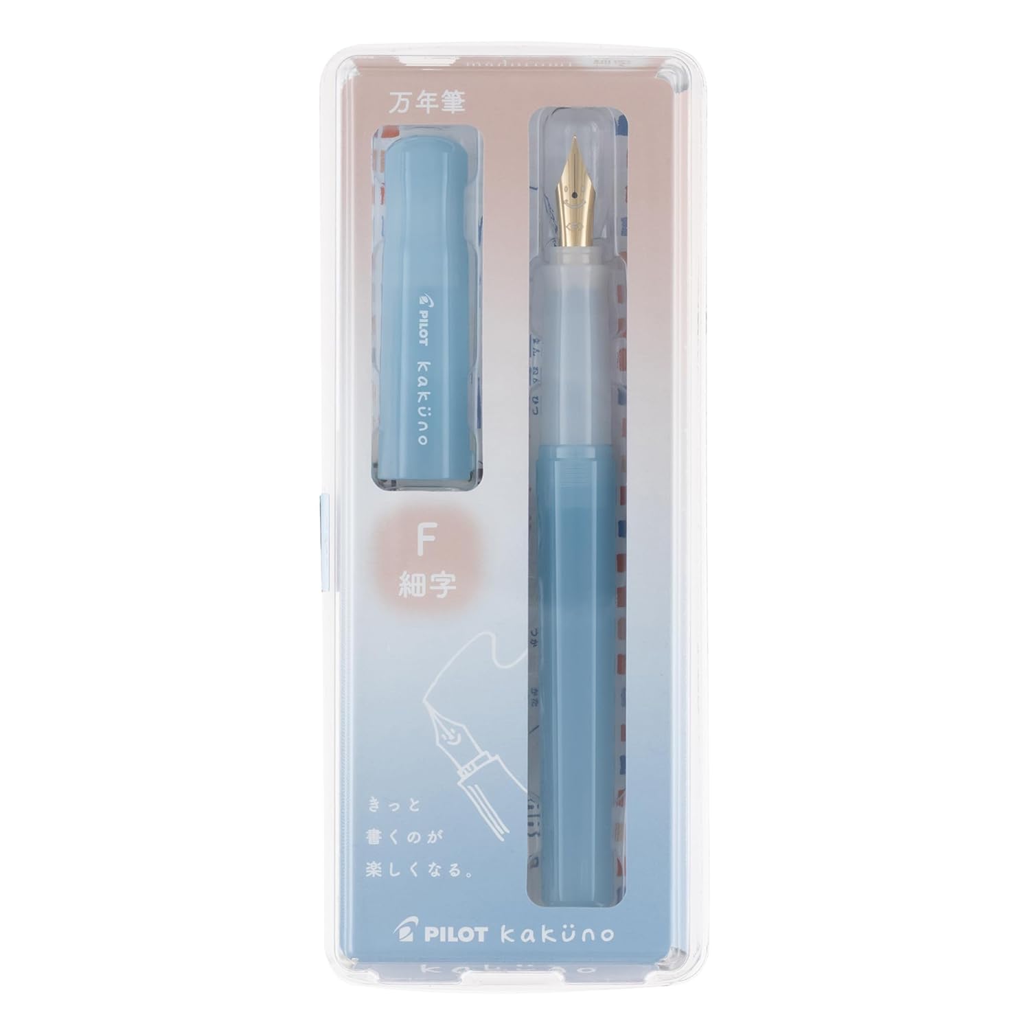 PILOT Kakuno Madoromi Color Fine Point Light Blue PFKA1MDLBF