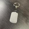 Holiday Gift Engraved Stainless Steel Keychain with Laser Color Print