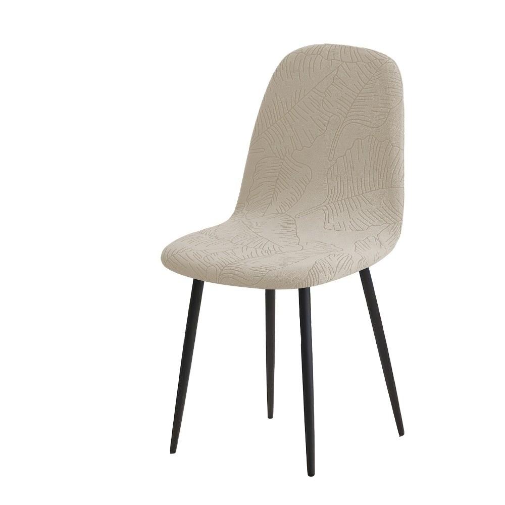 

Fashion Elastic Dining Chair Cover Short Back Thickened Seat Chair Cover Soft Slipcover Dust Cover Room бежевый