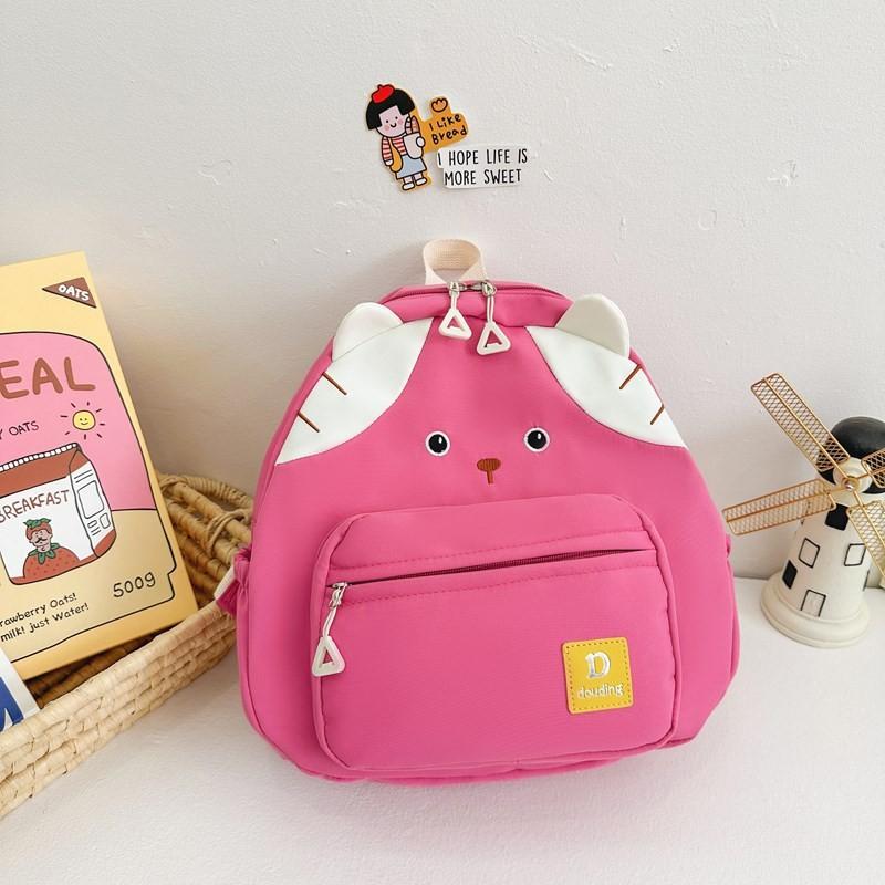 Adorable Cartoon Cat Backpack For Kids Stylish And Spacious Design In Bright Colors