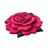 3D Rose Flower Area Rug Non-slip Washable Absorbent Plush Floor Mat Irregular Floral Carpet Indoor Living Room Bedroom Bathroom Kitchen Decoration