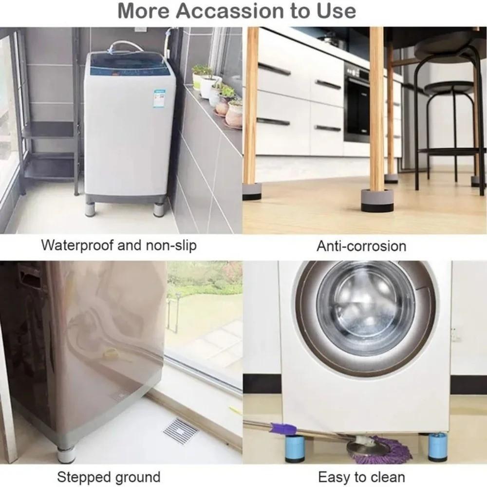4Pcs Shock-absorbing Washing Machine Foot Pad Furniture Dampers Stand  Washing Machine Refrigerator