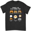 6 Things I Do In My Spare Time Video Games T-shirt ZPQ8