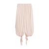 Women's  Spring Summer High Waist Paper Bag Wide Leg Lantern Pants Tie Waist Loose Slimming Trousers
