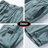 Herren Sommer Einfarbig Outdoor Freizeit Cargo Bequeme Shorts Herren Elastischer Bund Locker Gerades Design Shorts Herren