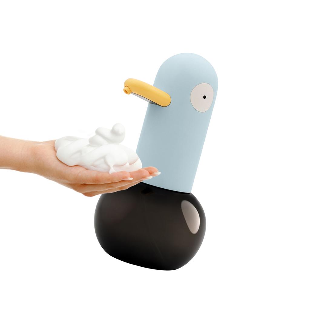 400ml Geformter Automatischer Schaumseifenspender Berührungsloser Schaumseifenspender USB Wiederaufladbar Infrarot Seifenspender für Zuhause Küche Toilette Offi