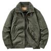 New Jacket Winter Men's Pure Cotton Velvet Thickened Washed Tooling Jacket Outdoor Casual Stand-up Collar Men