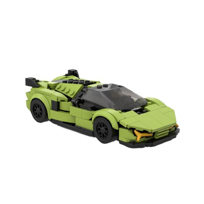 

MOC Small Particle Sports Car Series 50537: Lambo SIAN Compatible with Lego