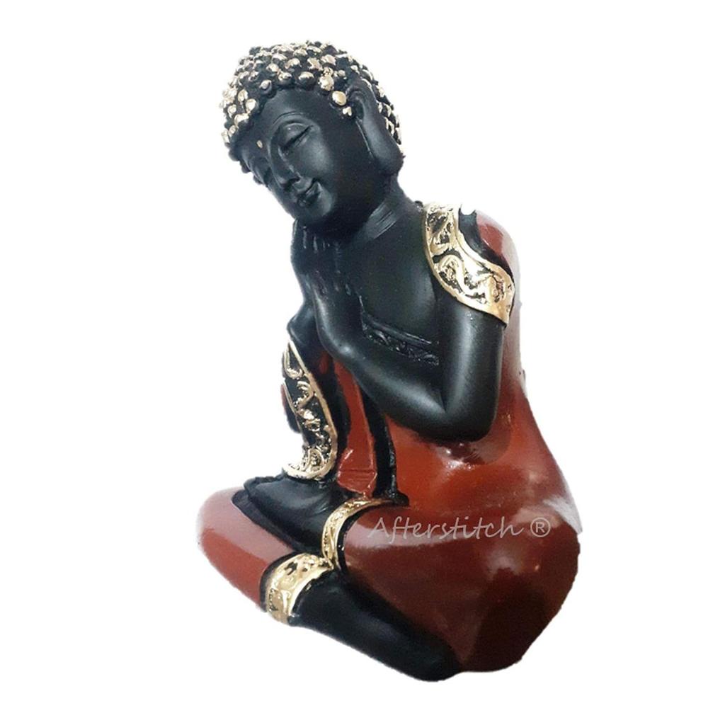 Gautama Buddha-statyer för vardagsrum Heminredning Buddha-idoler Prydnadsfigur för trädgårdsfontän