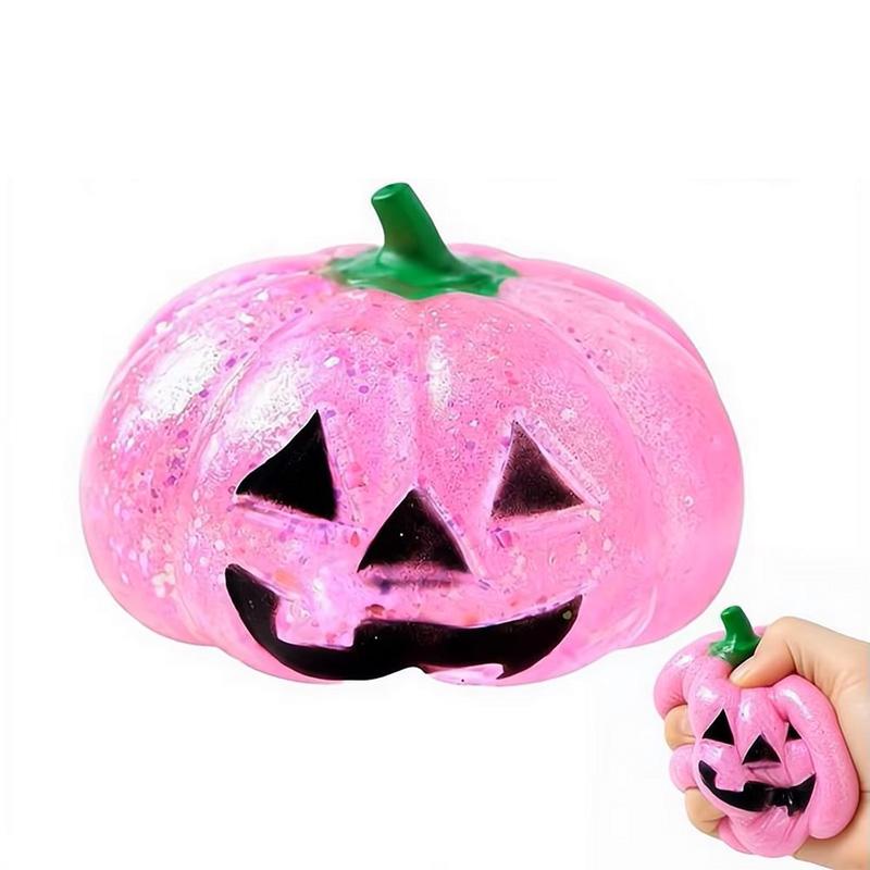 Squishy Maltose Halloween Pumpkin Stress Ball Fidget Sensory Toy for ADHD Autism Slow Rebound Squeeze Toy Adults Halloween Gift