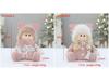 Pink Long Plush Boy and Girl Dolls for Christmas Decor